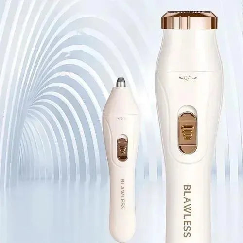 Depilador feminino elétrico recarregável intimo axilas sobrancelha buço 3 em 1 ds11634