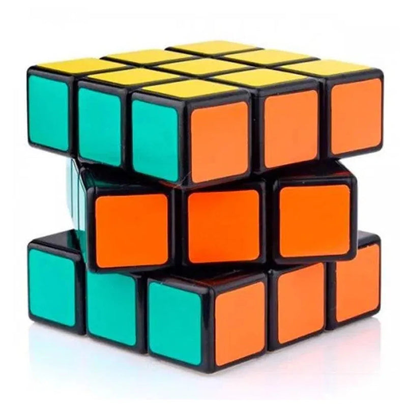 Kit 2 Cubos Mágicos 3X3X3 Brinquedo Interativo Clássico