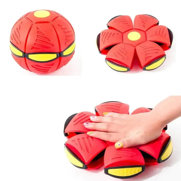 Brinquedo Bola Mágica Transforma Disco Voador Profissional com LED